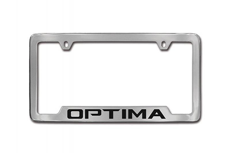 Kia Optima License Plate Frames / Chrome - Midtown Accessories
