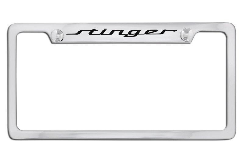 Kia Stinger License Plate Frame / Chrome - Midtown Accessories