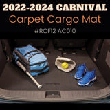 Kia Carnival Cargo Mat / Carpeted / 2022-2024