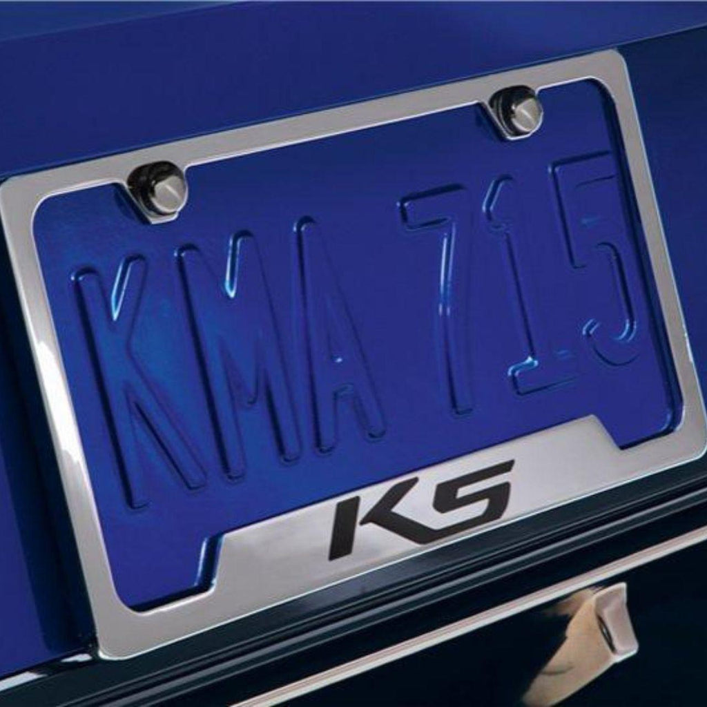 Kia K5 License Plate Frame | Chrome OEM License Plate Frame – Midtown ...