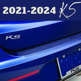 Kia K5 Rear Bumper Protector / Clear Appliqué / 2021-2024