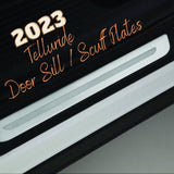 2023 Kia Telluride Door Sill Plates / Aluminum