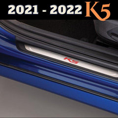 Kia K5 Illuminated Door Sill Plates 2021 2022 OEM Door Sill Plates Midtown Accessories
