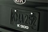 Kia K900 License Plate Frame / Lower Logo / Black