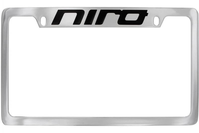 Kia Niro License Plate Frames / Chrome - Midtown Accessories