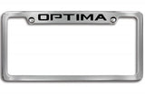 Kia Optima License Plate Frames / Chrome - Midtown Accessories
