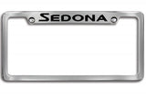 Kia Sedona License Plate Frames / Chrome