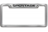 Kia Sportage License Plate Frames / Chrome