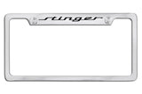 Kia Stinger License Plate Frame / Chrome